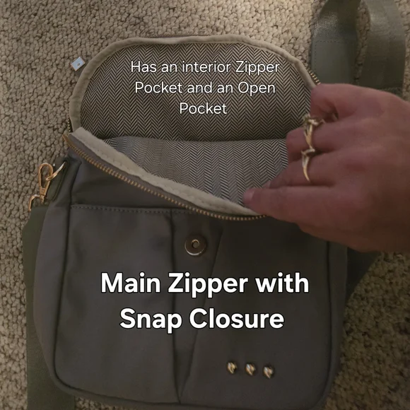 Crossbody Bag with Adjustable Strap - Picture 4 of 7